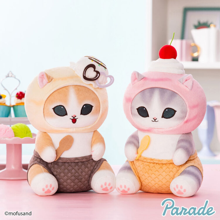 mofusand アイスにゃんBIGぬいぐるみ | 商品紹介 | 株式会社パレード