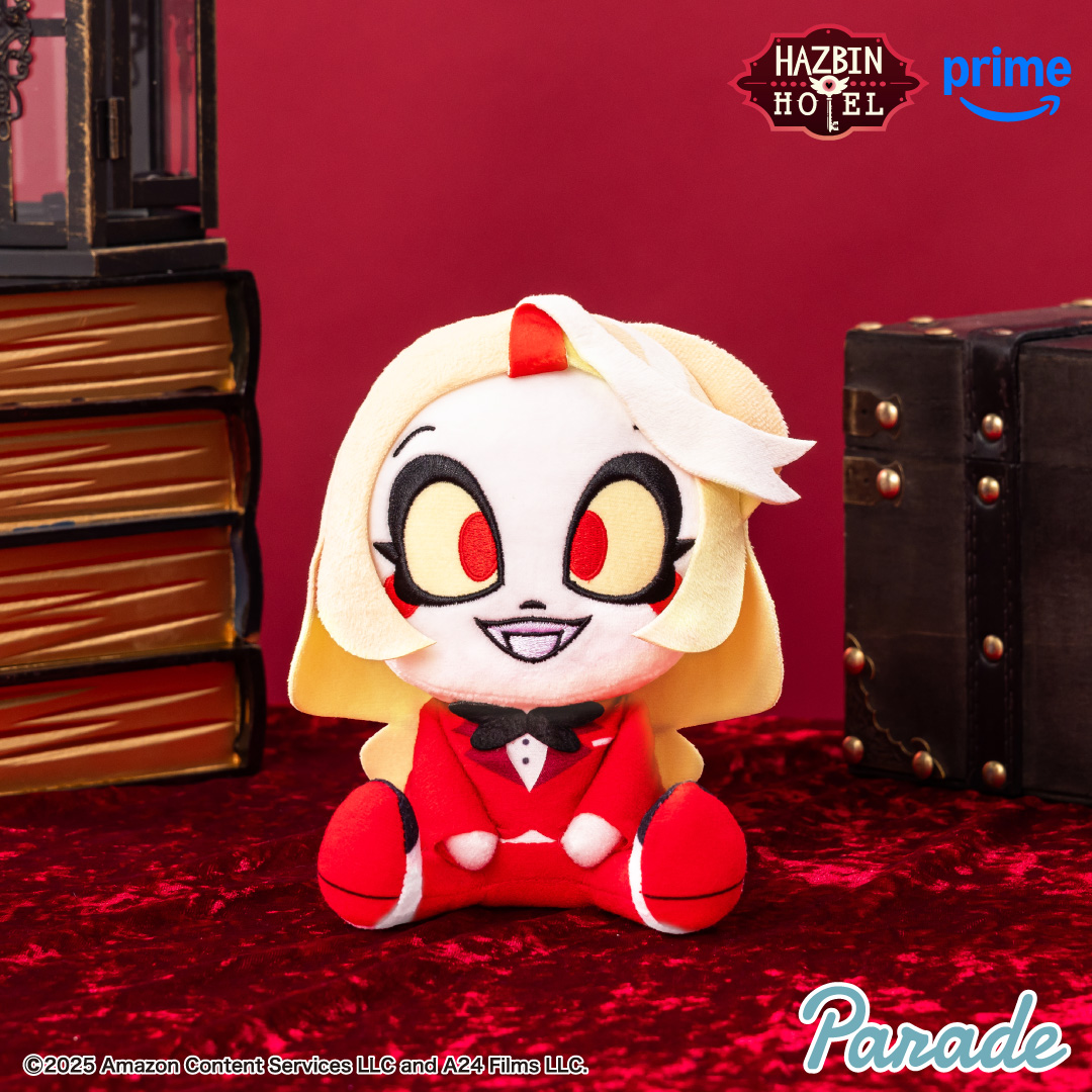 ハズビン・ホテルへようこそ おすわりぬいぐるみ① | 商品紹介 | 株式