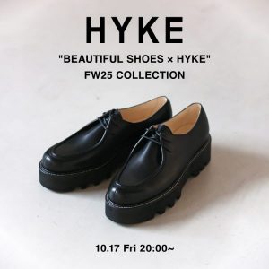 HYKE(ハイク)】 x BEAUTIFUL SHOES TIROLEAN SHOES｜PARIGOT ONLINE