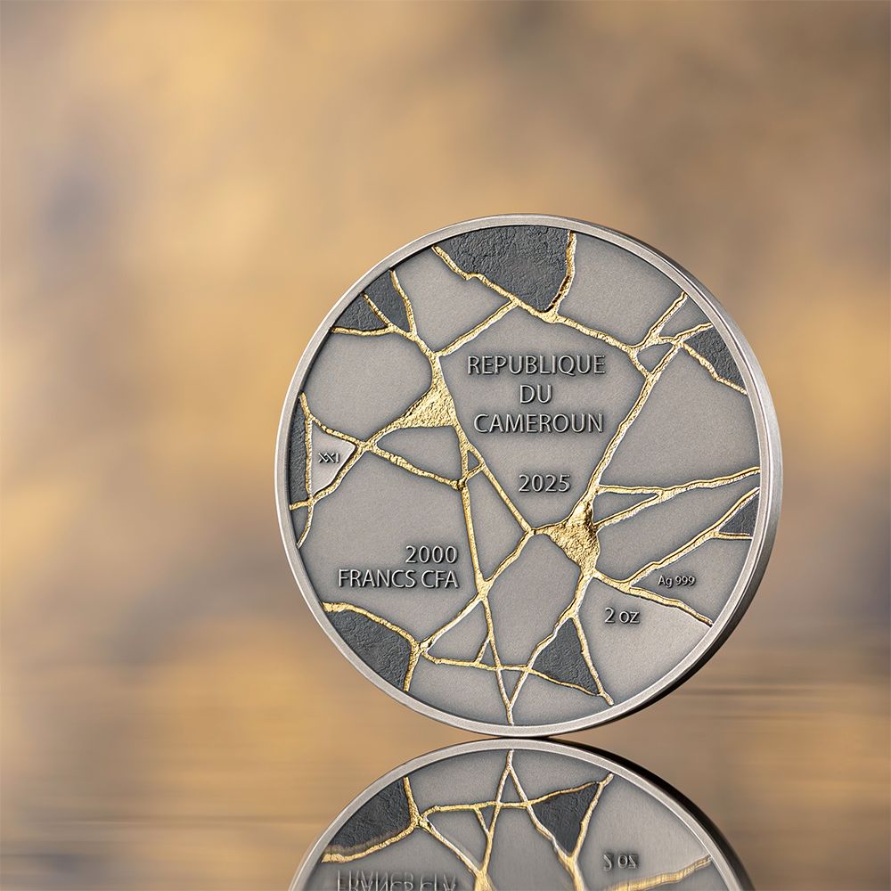 David Kintsugi Art 2 Oz Silver Coin 2025 - Mint XXI