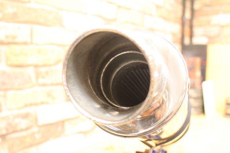 TRHC フルストレートレーシングマフラー [シグナスX]（小排気量用/大