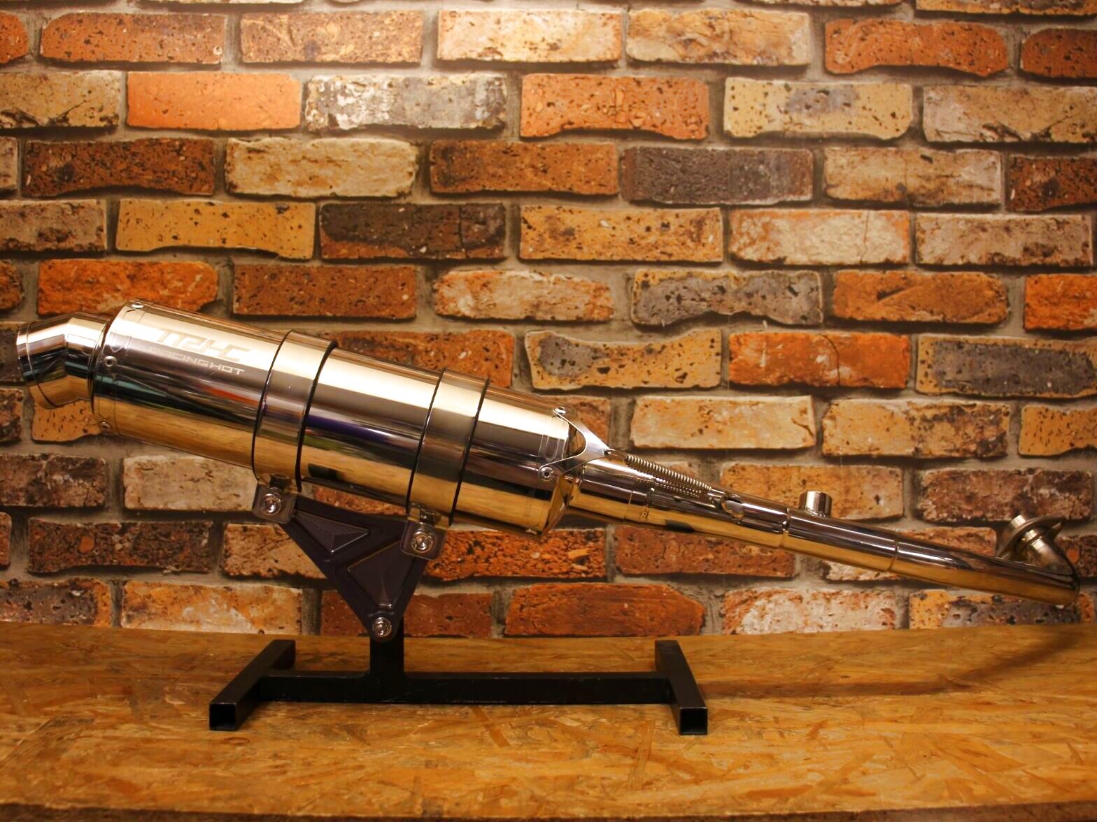 TRHC フルストレートレーシングマフラー [シグナスX]（小排気量用/大