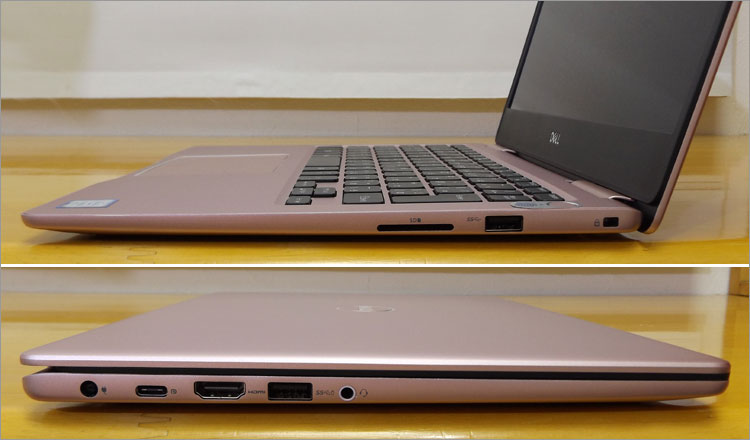 レビュー：Inspiron 13（7370）のピンク・シャンパン モデル DELLパソ