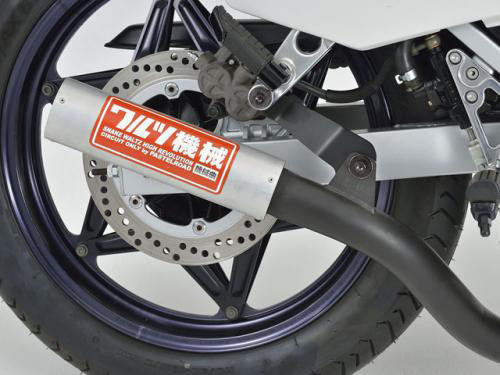 ワルツ機械曲げマフラーCBR400F ブラック / パステルロード