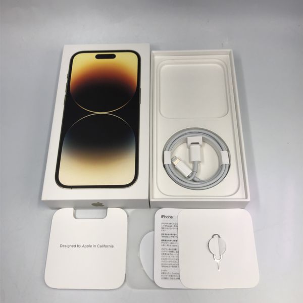 APPLE 〔中古〕iPhone14Pro 128GB ゴールド MQ073J/A SIMフリー版(中古