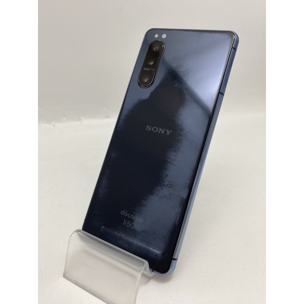 SONY 〔中古〕Xperia 5 II SO-52A ブルー docomoSIMロック解除品（中古
