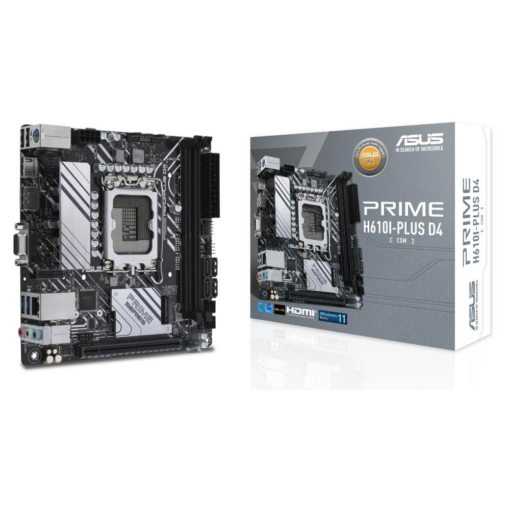 ASUS PRIME H610I-PLUS D4-CSM | パソコン工房【公式通販】