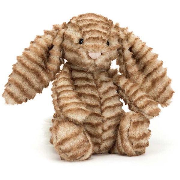 Jellycat Bashful Patchwork Brown Bunny | plushpaws.co.uk
