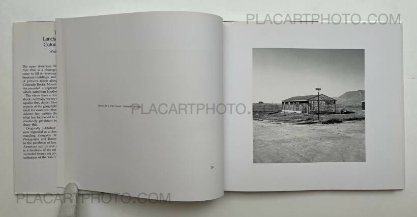 Robert Adams: The New West, Aperture, 2008 | Bookshop Le Plac'Art