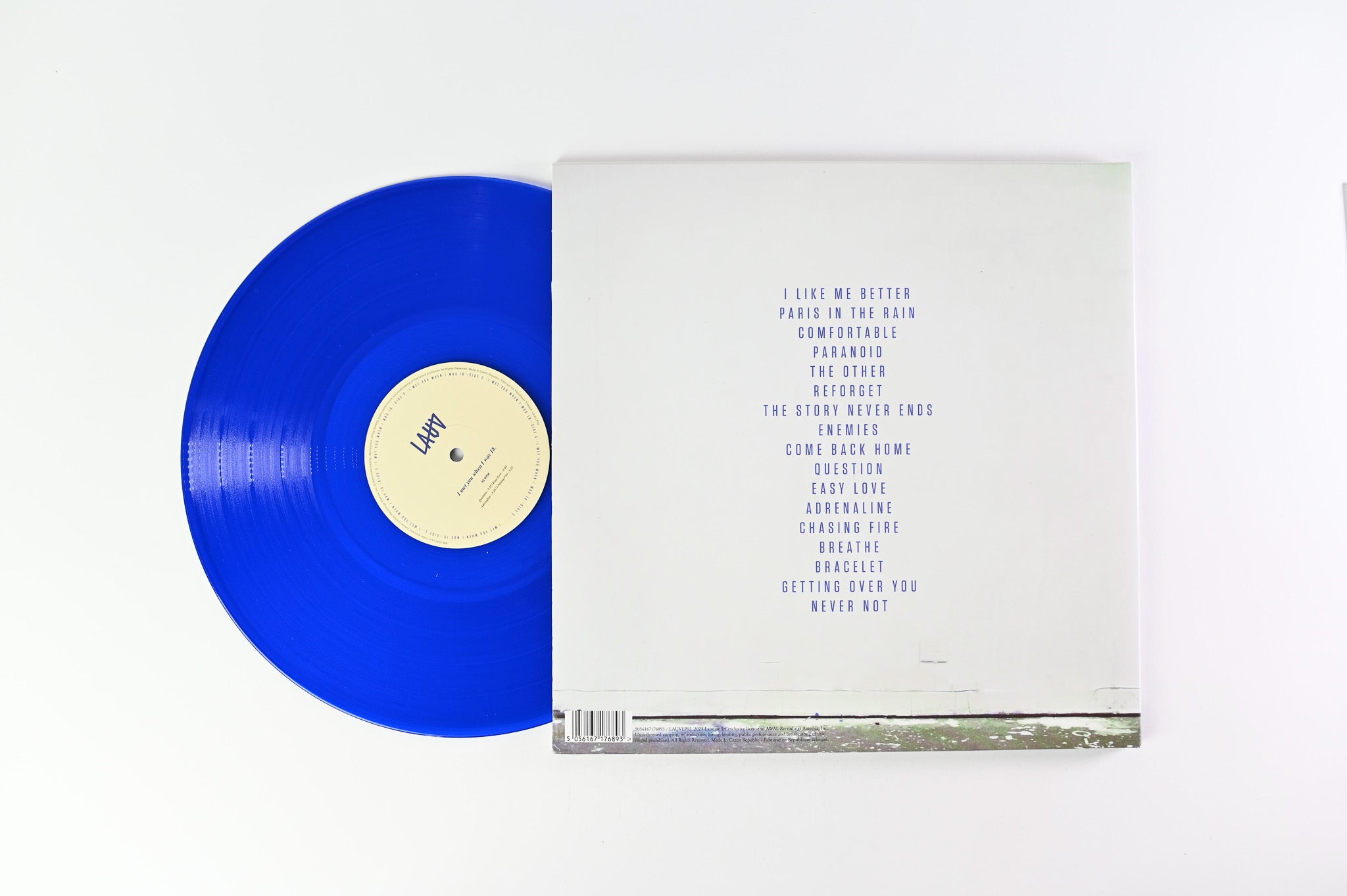 Lauv - I Met You When I Was 18. on Awal Ltd Blue Translucent Reissue