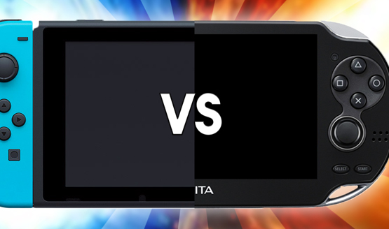 Versus - Nintendo Switch vs PS Vita Reveal Face Off