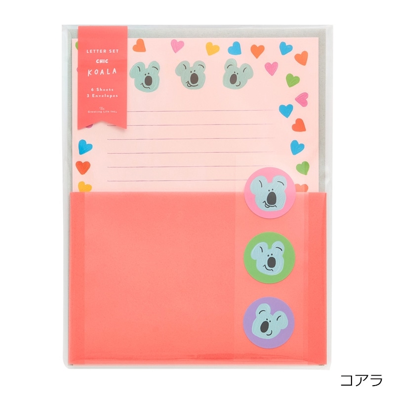 Chic シック レターセット(フラワー): 通常| プラザオンラインストア