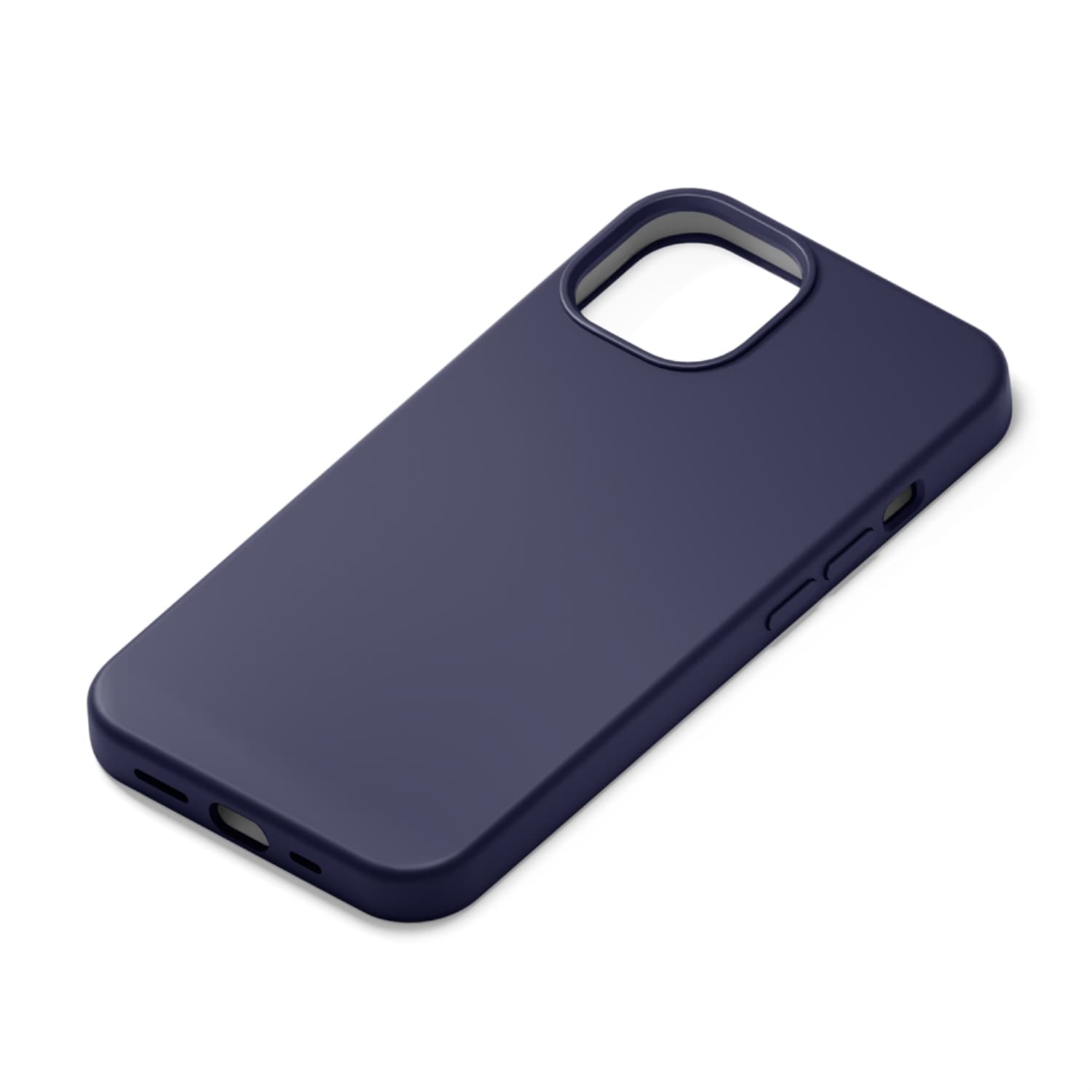 iPhone 13 mini用 抗菌スリムシリコンケース ネイビー｜株式会社PGA