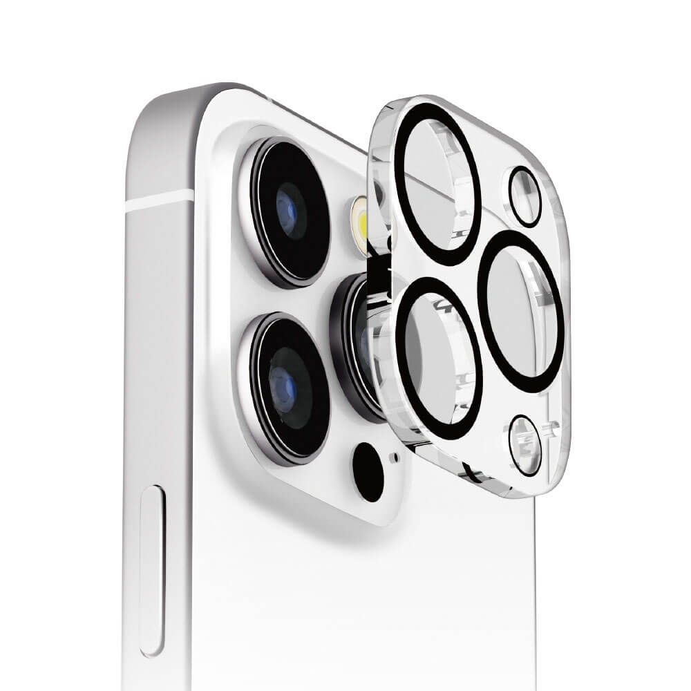 iPhone 16 Pro Max用 液晶全面保護ガラス 角割れ防止PETフレーム