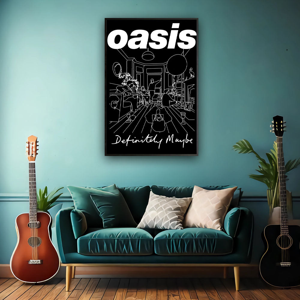 OASIS オアシス (結成 35周年 ) - DEFINITELY MAYBE ART / ポスター