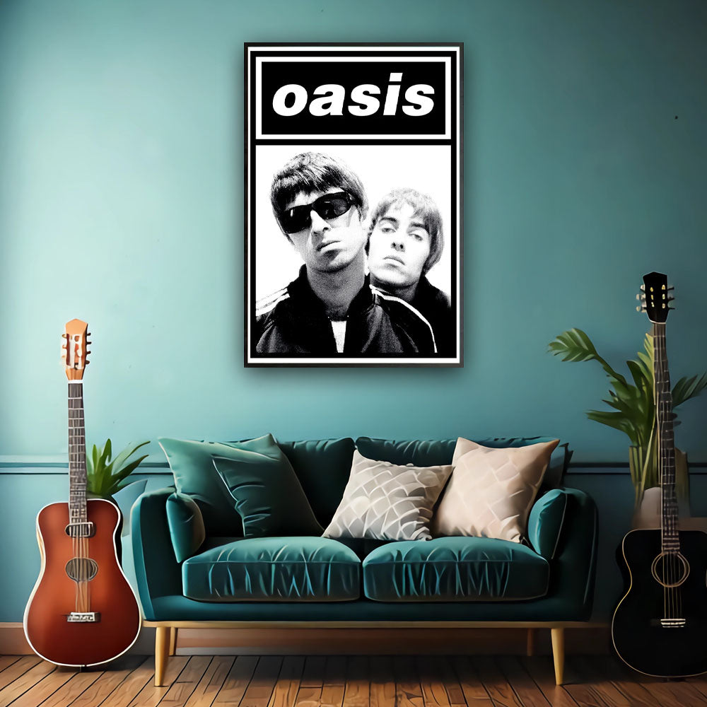 OASIS オアシス (結成 35周年 ) - GALLAGHERS / ポスター 【公式