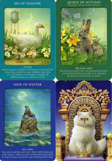 美品】アニマルタロットカード 日本語版説明書付 ドリーン バーチュー