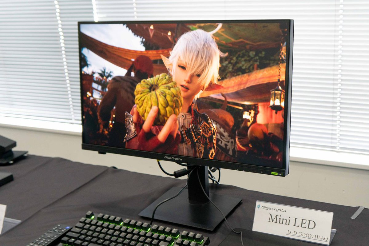 アイ・オー・データ、「GigaCrysta」初のMini LED搭載ゲーミング