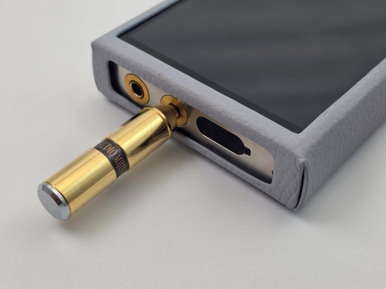 オーディオみじんこ、3.5mmステレオミニ端子用仮想アース「SILVER