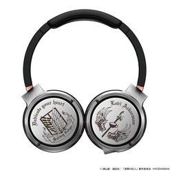 進撃の巨人』コラボのパイオニアヘッドホン、リヴァイとミカサモデル