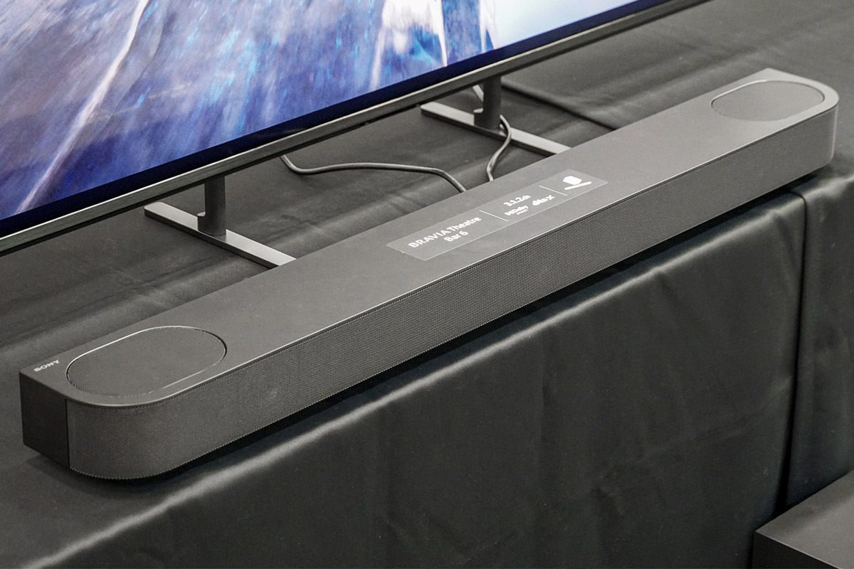 ソニー、新サウンドバー「BRAVIA Theatre Bar 6」。ワイヤレスサブ