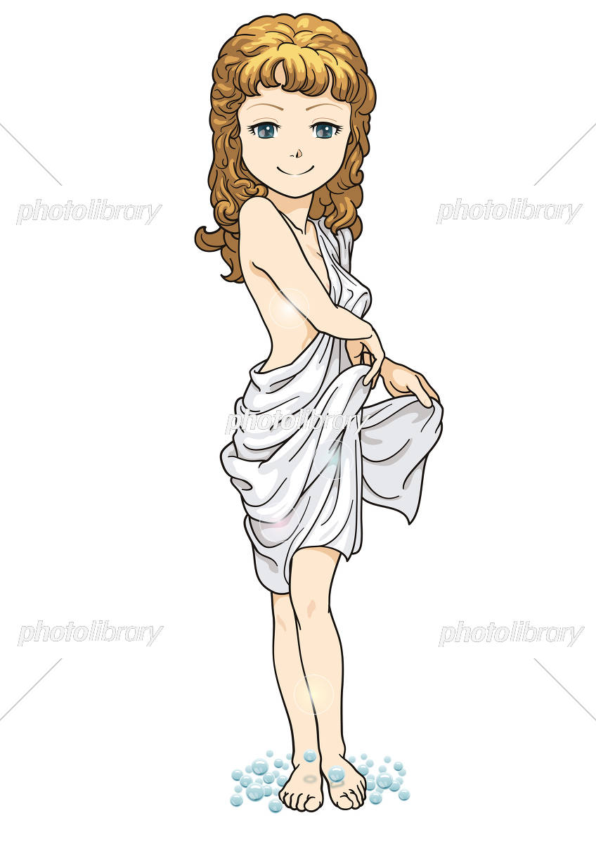 ギリシャの女神アフロディーテ(アニメ風) イラスト素材 [5399766