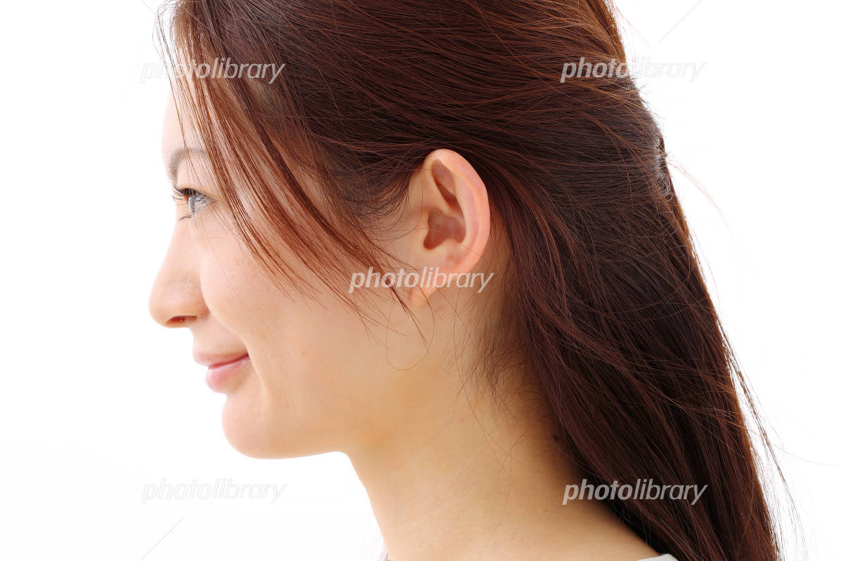 女性の横顔 写真素材 [1233104] - フォトライブラリー