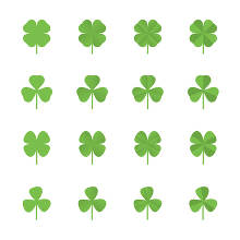 三葉 四葉 クローバー イラスト素材 [5425807] - フォトライブラリー