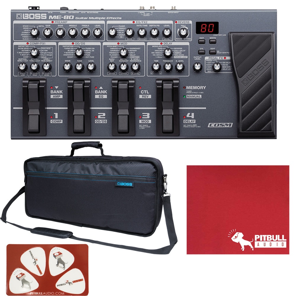 BOSS ME-80 COSM Guitar Effects Delay Distortion Modulation