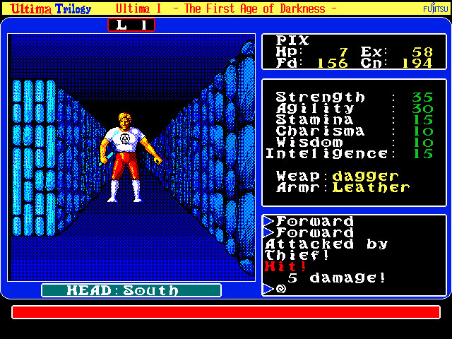 Ultima 1 FM Towns – Part 1 | Pix's Origin Adventures