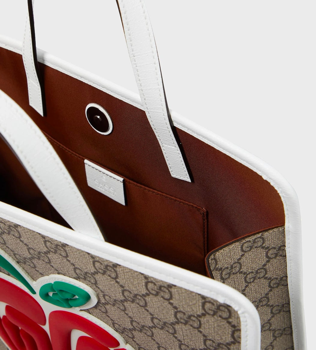 お取り寄せ】『GUCCI』リンゴモチーフ GG トートバッグ ＜要在庫確認