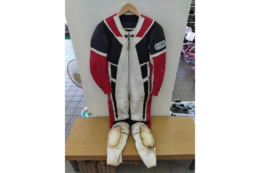 F-ONE レーシングスーツ 革ツナギ Mサイズ MFJ ライダース ※全体的に
