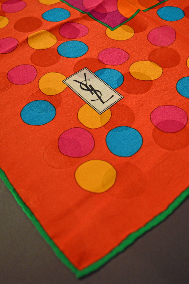 Dead Stock 80s Yves Saint Laurent Foulards ヴィンテージスカーフ