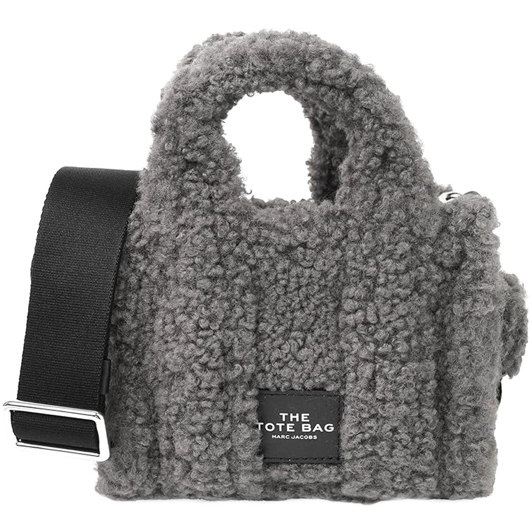 Marc Jacobs The Teddy Crossbody Tote Bag - Grey | Designer Bags On