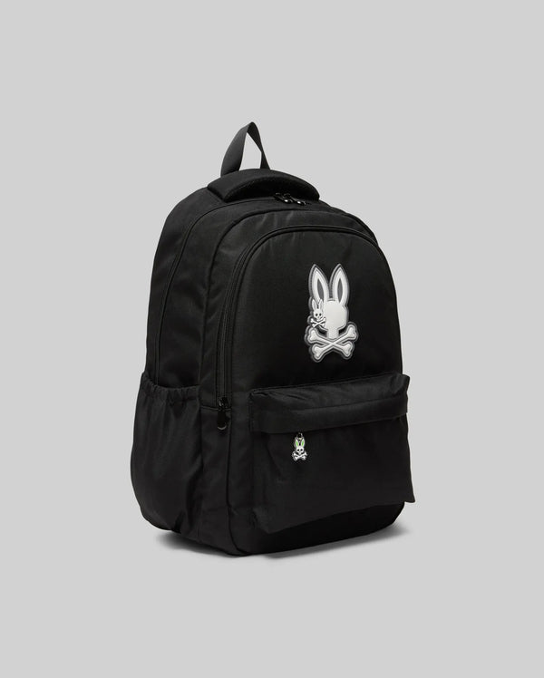 Kids' Psycho Bunny Backpack in Black | Psycho Bunny