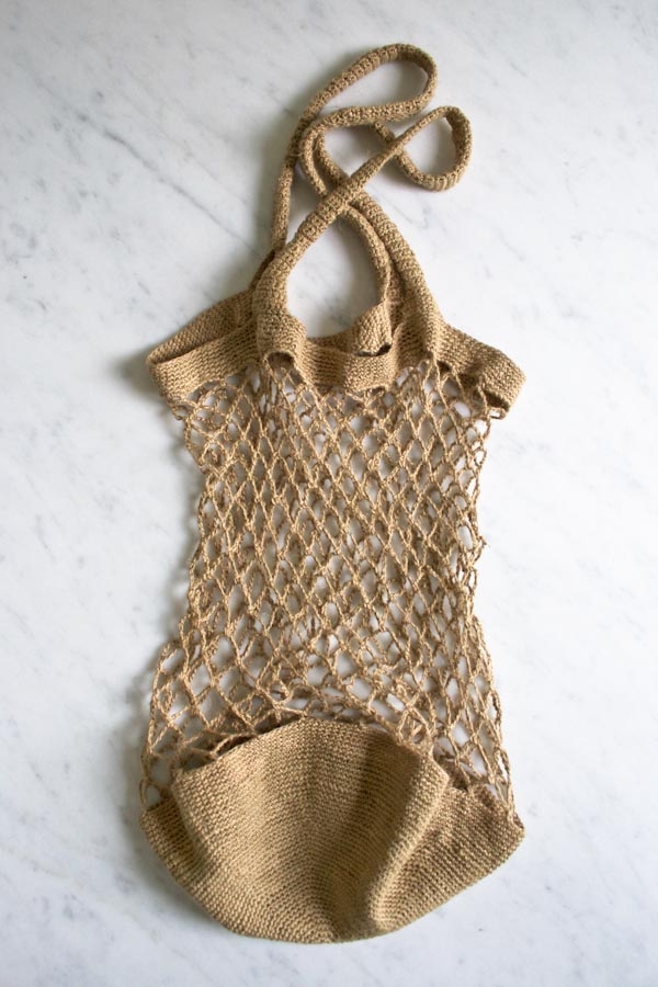 Linen Market Bag: Free Bag Crochet Pattern