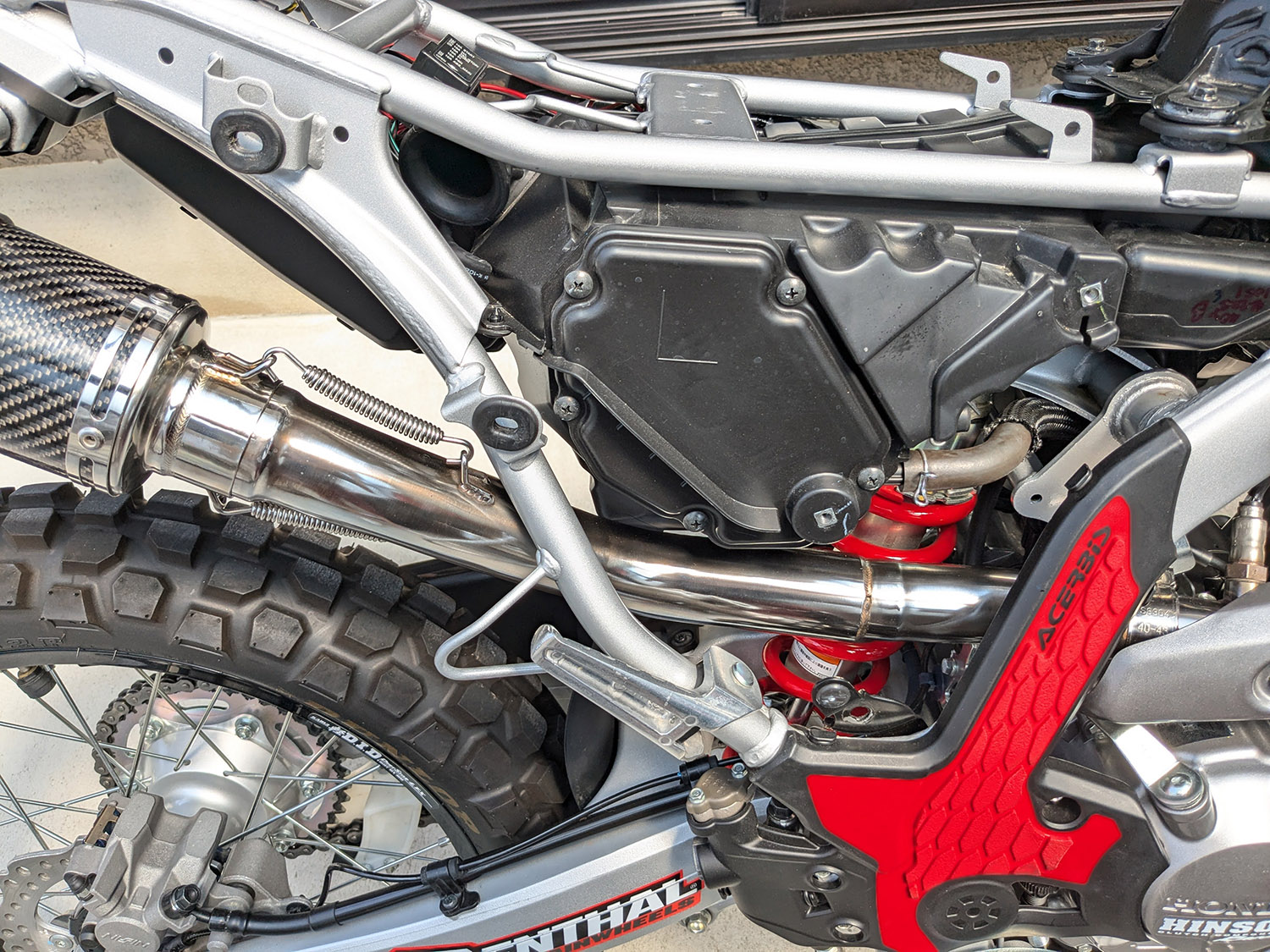 CRF250L MD47 SP忠男 POWERBOX パイプ CR2-PB-42 取付 - PUSH!PUSH