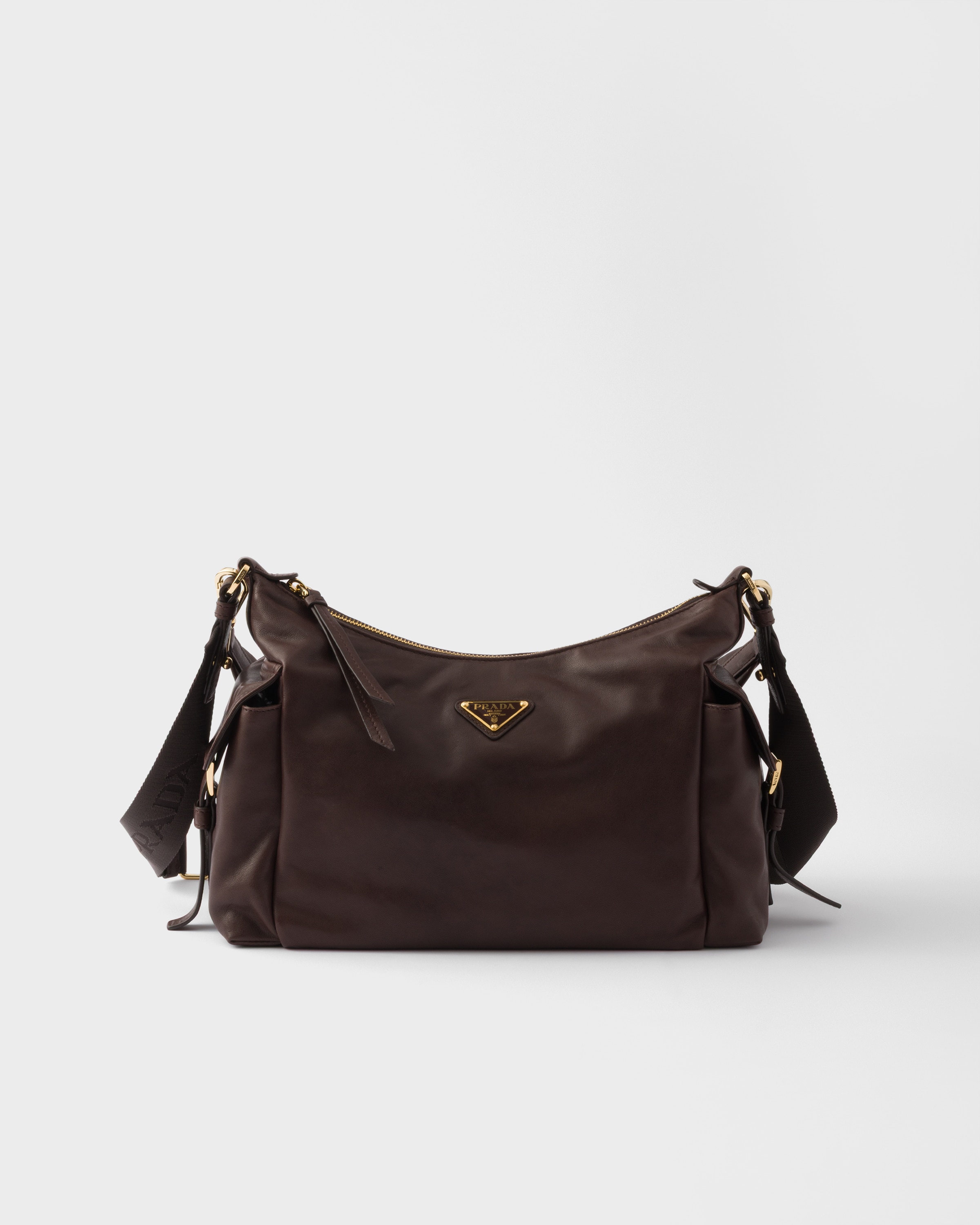 Sienna Prada Explore Large Nappa Leather Bag | PRADA