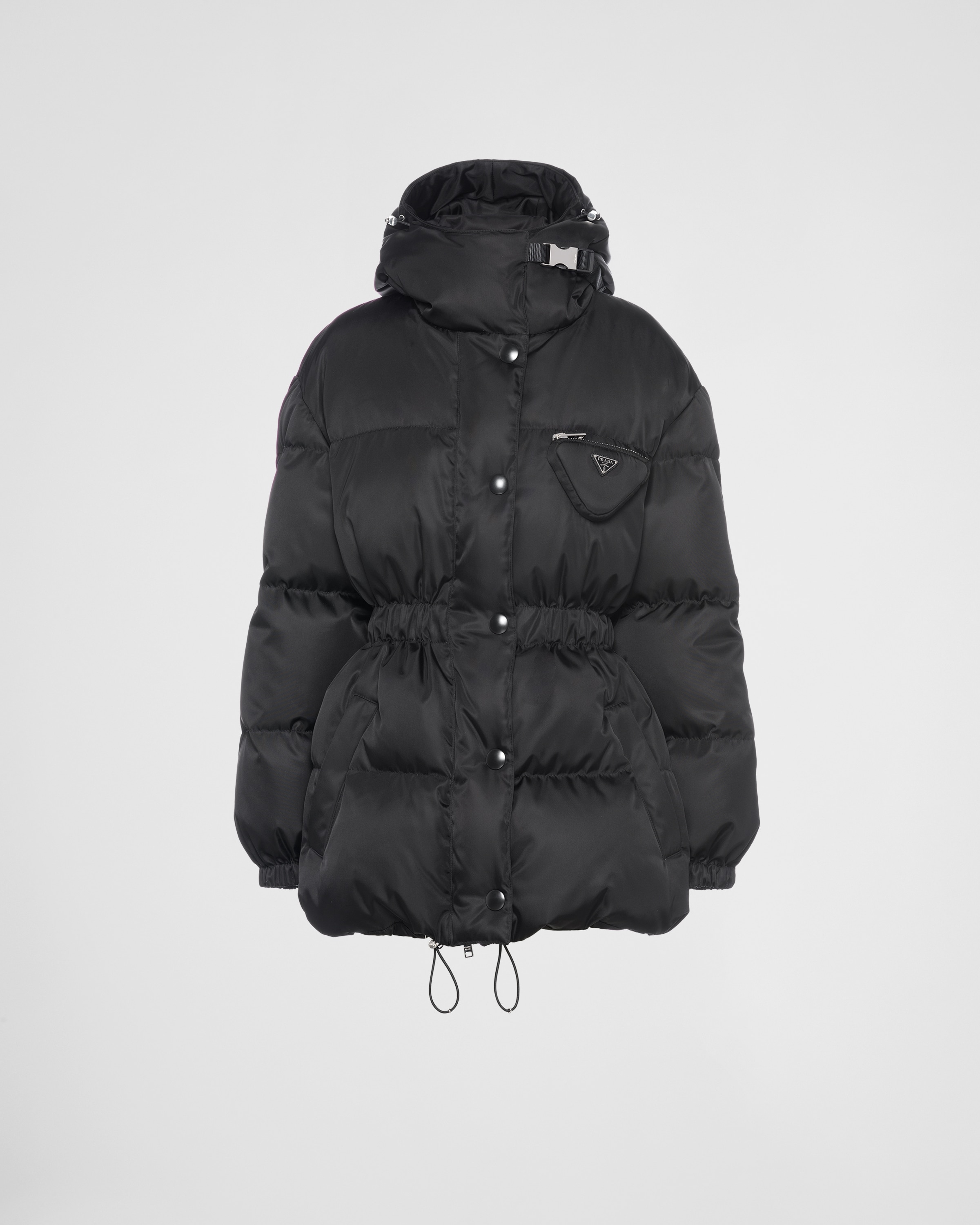Black Re-nylon Down Jacket | PRADA