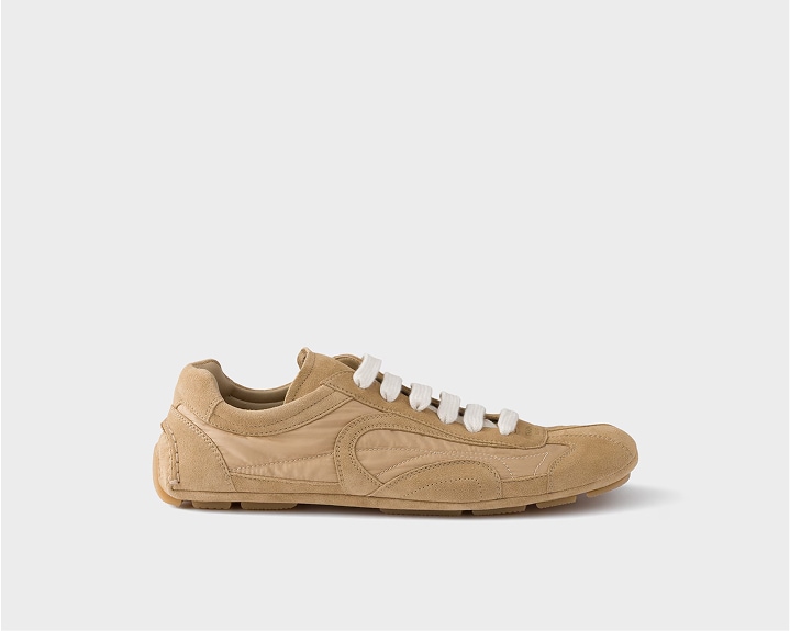 ホワイト プラダ モノリス ナッパレザー サンダル | PRADA