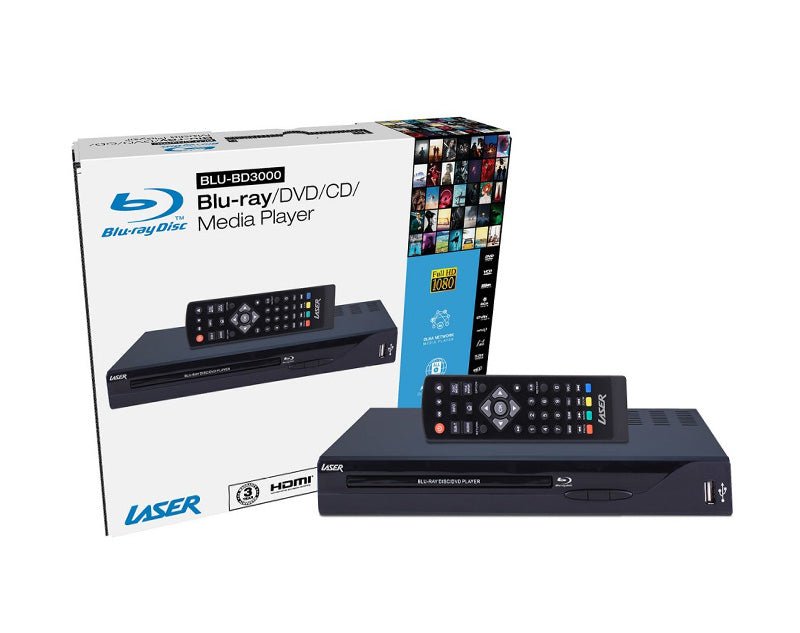 LASER *REFURBISHED* BLU-RAY Player Multi-Region HDMI Digital 7.1 With