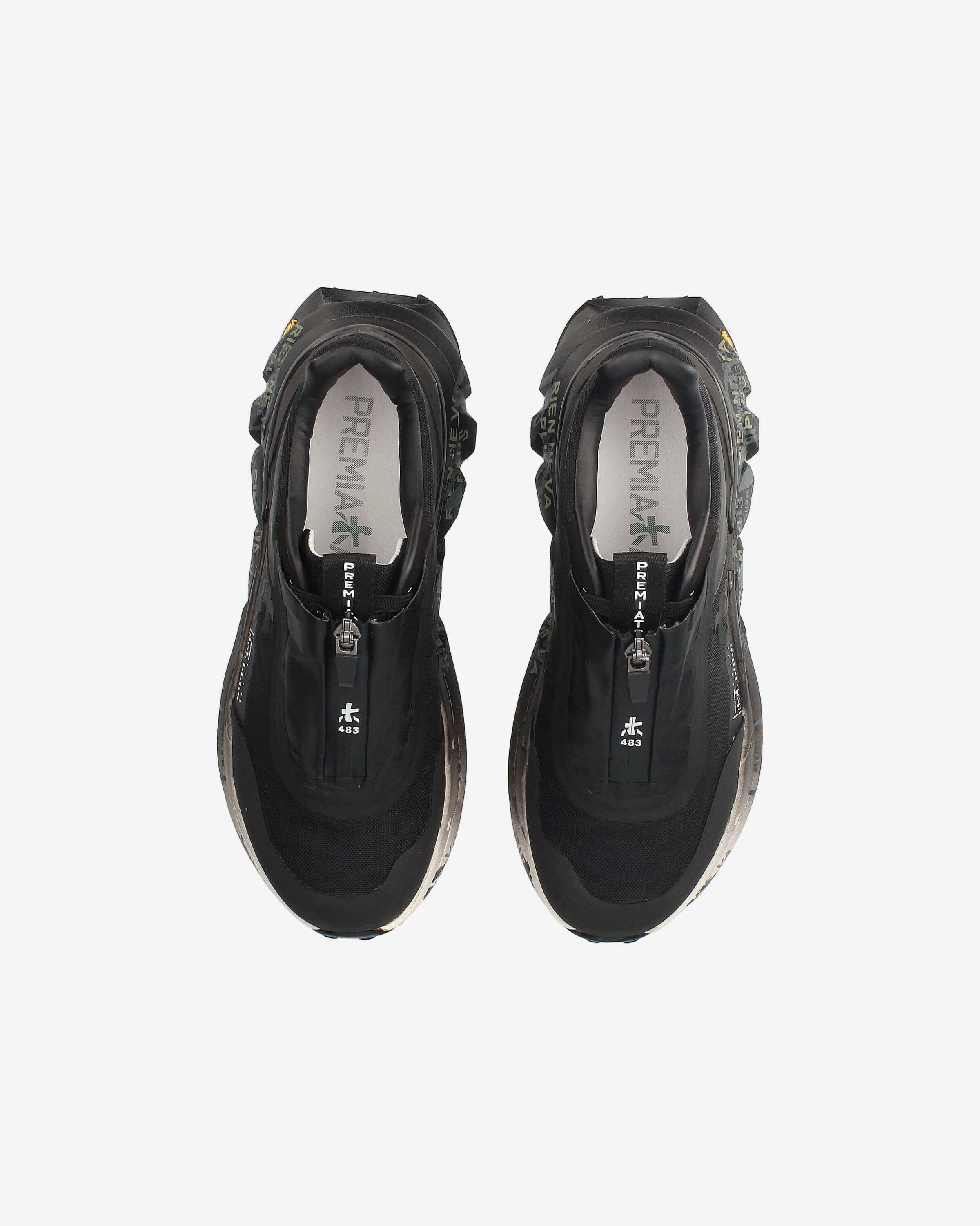 Premiata Sciliar Sneakers – Unisex Black Shoes with Vibram Sole