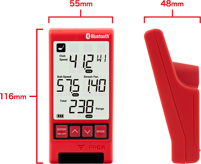 RED EYES POCKET HS-130_BLE | 測定器 | プロギア（PRGR）オフィシャル