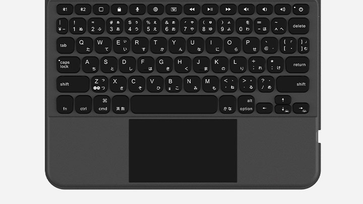 UAG iPad(第9/8/7世代)用トラックパッド搭載Bluetoothキーボード付