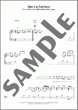 楽譜一覧】The Rolling Stones - ヤマハ「ぷりんと楽譜」