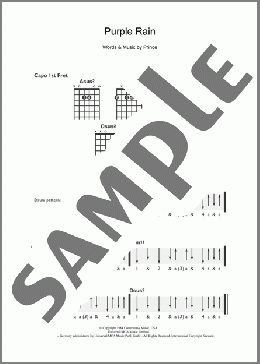 楽譜一覧】Purple Rain Prince - ヤマハ「ぷりんと楽譜」