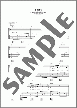 ギター楽譜】A DAY / 矢沢 永吉(弾き語り 初～中級)