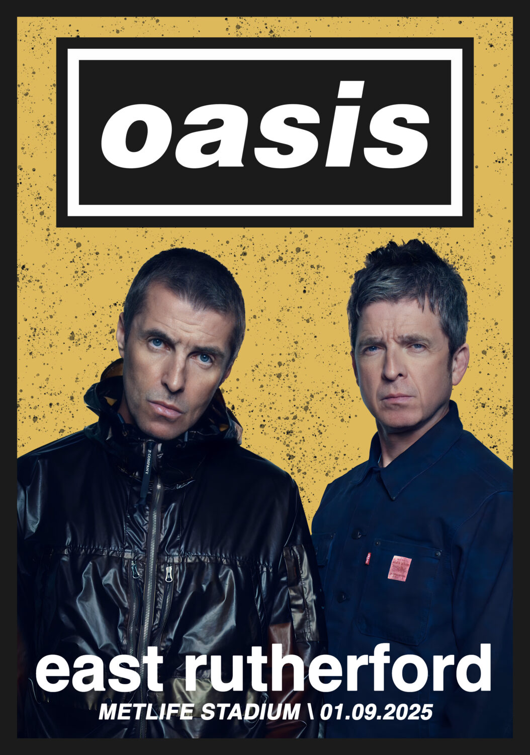 OASIS live '25 Tour MetLife Stadium - 1 September 2025 Poster