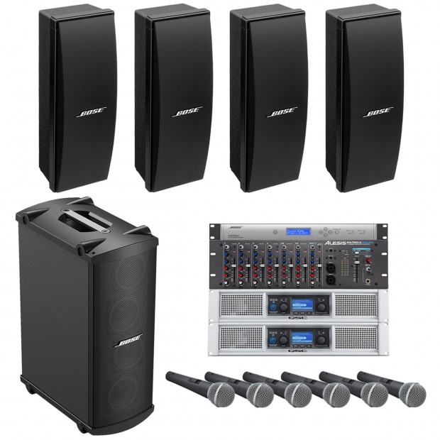 Bose Gymnasium System with 402 Series IV Loudspeakers, MB4 Modular
