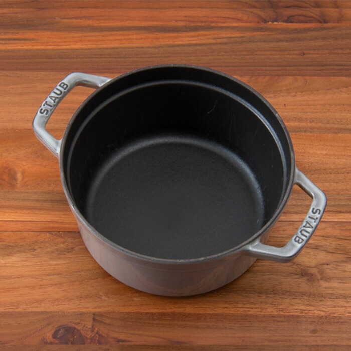 ストウブ ピコココット ラウンド 20cm グレー / staub | 食器と料理